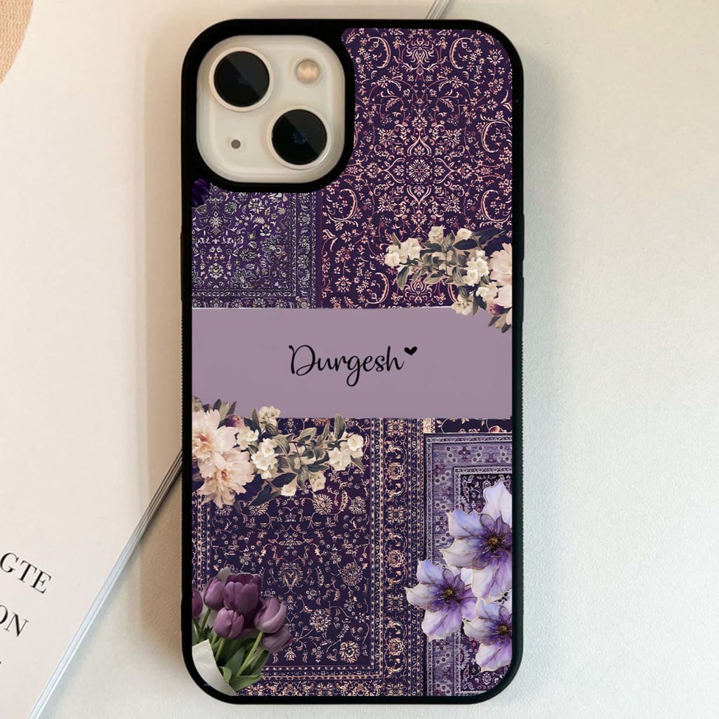 Regal Stallion Tapestry Glass Case